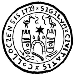 Pecsét -Kalocsa anno | Kalocsa első pecsétje - 1729
